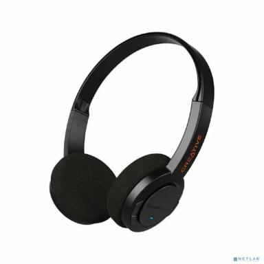 Наушники Creative Blaster Jam V2, SB Jam V2 + BT-W3, Bluetooth/USB Type-C, накладные, черный [51ef0950aa001]
