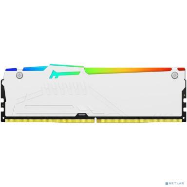 Kingston 16GB 6000MT/s DDR5 CL40 DIMM FURY Beast White RGB XMP KF560C40BWA-16