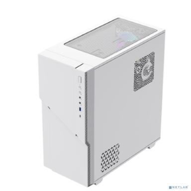 Gamemax Корпус ZORRO WHITE без БП (Midi Tower, Белый., 1*USB3.0, 1*USB Type-C, COC fan)