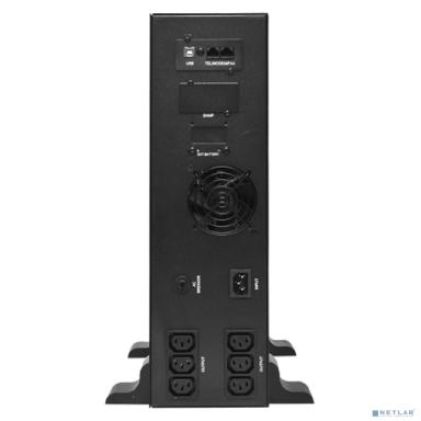 EKF PSW-630-RTB Источник Бесперебойного Питания Линейно-интерактивный E-Power PSW 600 3000 ВА / 2400 Вт , для монтажа в стойку, c АКБ 4 х 12В_9 Ач LCD, 6xC13,USB,RJ45