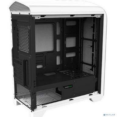 Компьютерный корпус, без блока питания mATX/ Gamemax Centauri WB H601 mATX case, white, w/o PSU, w/1xUSB3.0+1xUSB2.0+HD-Audio, w/1x12mm FRGB fan (GMX-AF12X)
