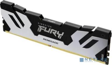 Модуль памяти Kingston 24GB DDR5 6400 FURY Renegade Silver/Black XMP Non-ECC Unbuffered DIMM (Single Module) 1RX8 32-39-39 1.4V 288-pin 24Gbit