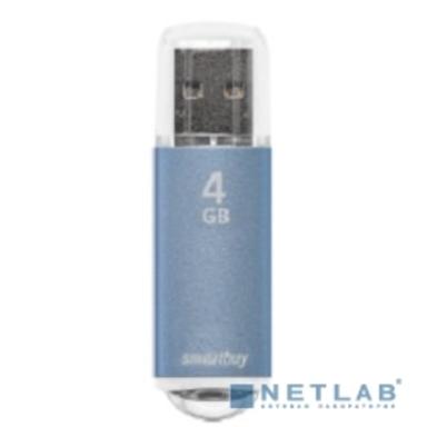 Smartbuy USB Drive 4GB V-Cut Blue (SB4GBVC-B)