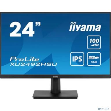 LCD IIYAMA 23.8" XU2492HSU-B6 {IPS 1920x1080 100Hz 0.4ms HDMI DisplayPort USB Speakers}