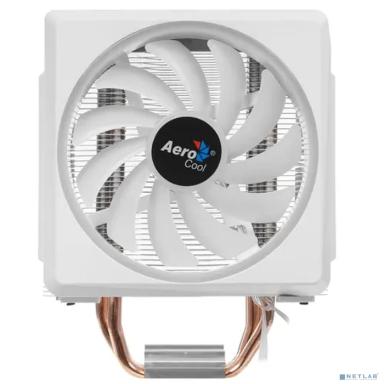 Устройство охлаждения(кулер) Aerocool Cylon 4F Wh ARGB PWM 4P Soc-AM5/AM4/1151/1200/2066/1700 4-pin 14-26dB Al+Cu 145W 550gr LED RTL