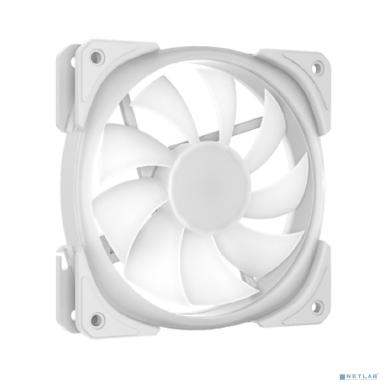 Powercase (CM21-14W ARGB) White 140x140x25mm (PWM, 100шт./кор, 4pin +ARGB Sync, 800-1500±10% об/мин) Bulk