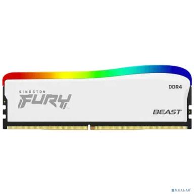 Память DDR4 8GB 3200MHz Kingston KF432C16BWA/8 Fury Beast RGB RTL Gaming PC4-25600 CL16 DIMM 288-pin 1.35В single rank с радиатором Ret