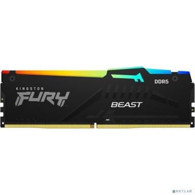 DDR5 Kingston FURY Beast RGB 8Gb, 5600MHz, CL36, 1,25v, KF556C36BBEA-8