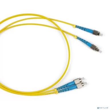 Hyperline FC-D2-9-FC/UR-FC/UR-H-0.5M-LSZH-YL Патч-корд волоконно-оптический (шнур) SM 9/125 (OS2), FC/UPC-FC/UPC, 2.0 мм, duplex, LSZH, 0.5 м  