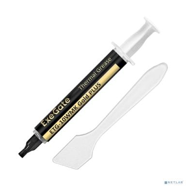 Exegate EX296089RUS Термопаста ExeGate ETS-7WMK Silver PLUS (7,2 Вт/(м•К), 5г, шприц с лопаткой)