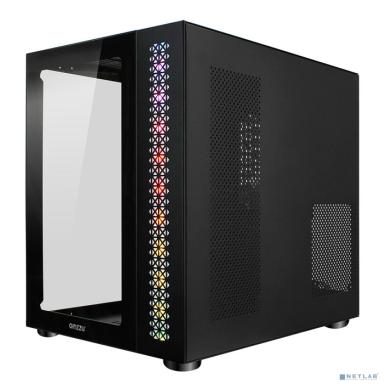 Ginzzu V500 RGB подсветка, закаленное стекло 1*USB 3.0,1*USB 2.0, AU ATX