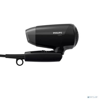 Фен Philips/ Фен Philips, дорожный, мощность 1200 Вт, 2 скорости, 3 режима работы, 1 насадка, цвет черный