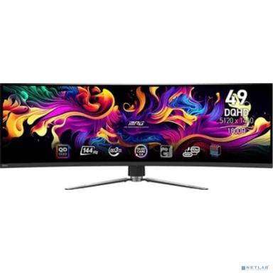 MSI MPG 49" 491CQP QD-OLED черный {QD-OLED Curved 5120x1440 144Hz 0.03ms 178/178 32:9 2xHDMI 1xDisplayPort USB-C 2xUSB2.0 VESA} [9s6-3fa84t-010]