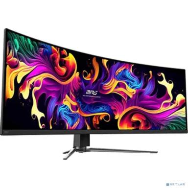 MSI MPG 49" 491CQP QD-OLED черный {QD-OLED Curved 5120x1440 144Hz 0.03ms 178/178 32:9 2xHDMI 1xDisplayPort USB-C 2xUSB2.0 VESA} [9s6-3fa84t-010]