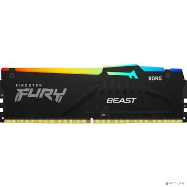 Память DDR5 2x8Gb 6000MHz Kingston KF560C36BBEAK2-16 Fury Beast RGB RTL Gaming PC5-48000 CL36 DIMM 288-pin 1.35В single rank с радиатором Ret