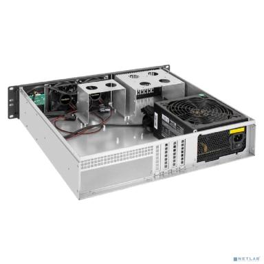 Exegate EX297153RUS Серверный корпус ExeGate Pro 2U400-02 <RM 19", высота 2U, глубина 400, БП 500RADS, USB>