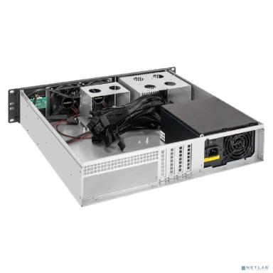 Exegate EX297155RUS Серверный корпус ExeGate Pro 2U400-02 <RM 19", высота 2U, глубина 400, БП 600ADS, USB>