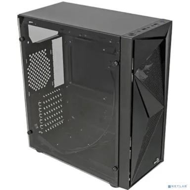 Корпус MidiTower AEROCOOL GLIDER COSMO-G-BK-V1 black (ATX, без БП, FRGB, 2xUSB2.0+USB3.2) (4710562754124)