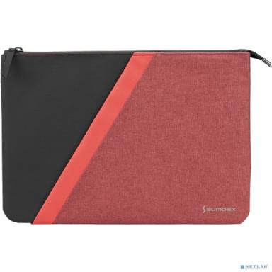 Чехол для ноутбука 13.3" Sumdex ICM-133RD, красный/черный