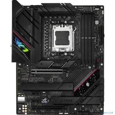 ASUS ROG STRIX B650E-F (Socket AM5, ATX, 4xDDR5(128GB), DP/HDMI, 1xPCIe 5.0x16/1xPCIe 4.0x16, 2xPCIe 4.0, 1xLAN (2.5GbE), Wi-Fi 6E, BT, 4xSATA 6Gb/s, 3xM.2, 2xType-C, 6xUSB 3.2, 4xUSB 2.0)