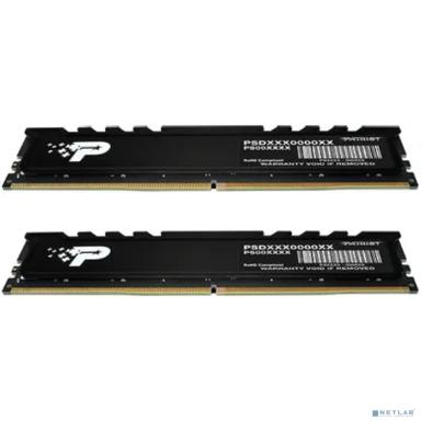 Память DDR5 2x8GB 4800MHz Patriot PSP516G4800KH1 Signature Premium RTL PC5-38400 CL40 DIMM 288-pin 1.1В kit single rank с радиатором Ret