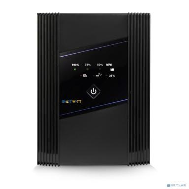 SMARTWATT UPS UNI 2000 {линейно-интерактивный, 2000/1200 ВА/Вт, напольный, LED индикация, Shuko CEE7/4 - 2 шт. , IEC C13 - 3 шт}