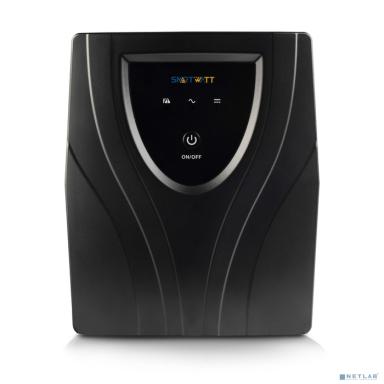 SMARTWATT UNI PRO 600 {линейно-интерактивный SIN, 600/420 ВА/Вт, напольный, LED индикация, Shuko CEE7/4 - 1 шт. , IEC C13 - 1 шт}