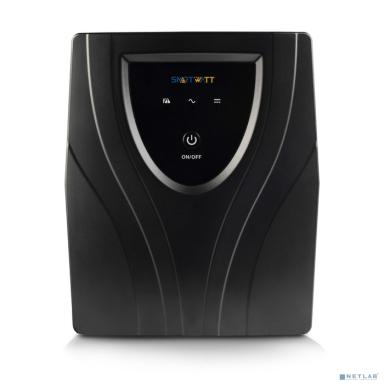 SMARTWATT UPS UNI PRO 2000 {линейно-интерактивный SIN, 2000/1400 ВА/Вт, напольный, LED индикация, Shuko CEE7/4 - 2 шт. , IEC C13 - 3 шт}