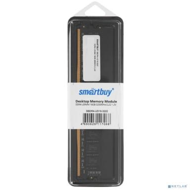 Smart buy DDR4 DIMM 16GB SBDR4-UD16-3222 PC4-25600, 3200MHz 
