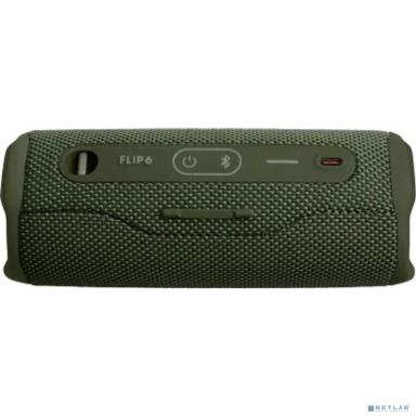 Колонка портативная JBL Flip 6, 30Вт, зеленый [jblflip6gren]