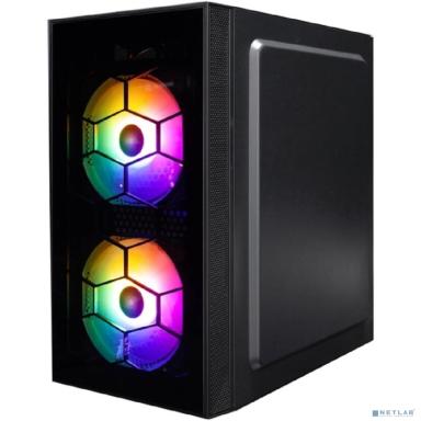 1STPLAYER FIREBASE X1 Black / mATX / 3x120mm LED fans / X1-BK-3F1