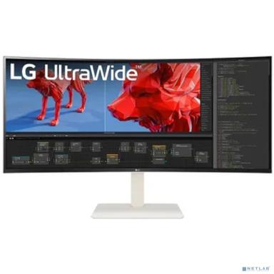 LCD LG 38" 38WR85QC-W UltraWide белый {IPS 3840x1600 144Hz 5ms 600cd 1000:1 2xHDMI DisplayPort USB-C USB HDR600 G-SYNC} [38wr85qc-w.aruz]