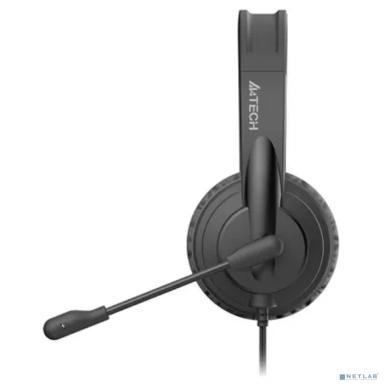 A4Tech HS-11 черный 2м накладные оголовье (HS-11/3.5MM PLUG/BLACK)