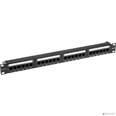 Rexant (02-0231) Панель коммутационная с кабельным органайзером 19", 1U, 24 порта, RJ-45, CAT 6, UTP PRO