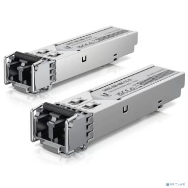 UBIQUITI Трансивер Ubiquiti UACC-OM-MM-1G-D (комплект 2 шт) Многомодовый оптический модуль 1 Гбит/с, 550 м