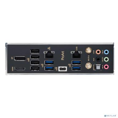 ASUS PROART B760-CREATOR WIFI (Socket 1700, mATX, 4xDDR5(192GB), DP/HDMI, 1xPCIe 5.0x16/1xPCIe 4.0x16/1xPCIe 3.0, 1xLAN+1xLAN (2.5GbE), Wi-Fi, BT, 4xSATA 6Gb/s, 3xM.2, 1xType-C, 4xUSB 3.2, 4xUSB 2.0)