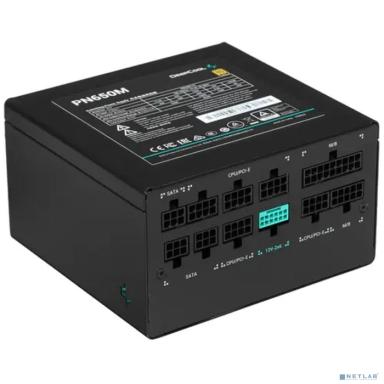 Блок питания Deepcool GAMERSTORM PN650M (ATX 3.1, 650W, Full Cable Management, PWM 120mm fan, Active PFC, 80+ GOLD, Active PFC + Full Bridge SRC LLC + DC/DC, Gen5 PCIe) RET