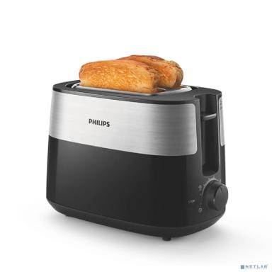 Тостер PHILIPS HD2516,  черный/стальной [hd2516/90]