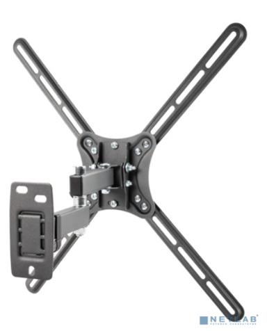 Kromax CORBEL-7 черный 22"-65" макс.30кг настенный поворот и наклон
