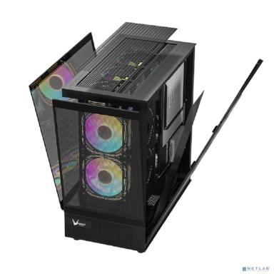 Корпус Formula Crystal Z8 COSMIC черный без БП ATX 3x120mm 5x140mm 1xUSB2.0 1xUSB3.0 1xUSB3.1 audio bott PSU