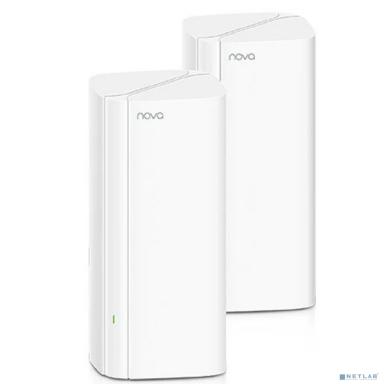 TENDA EX12(2-pack) Mesh Wi-Fi 6 система AX3000, до 574 Мбит/с на 2,4 ГГц + до 2402 Мбит/с на 5 ГГц, LAN 2x 1Гбит/с, WAN 1x1 Гбит/с, 4x3 dBi внутренние антенны