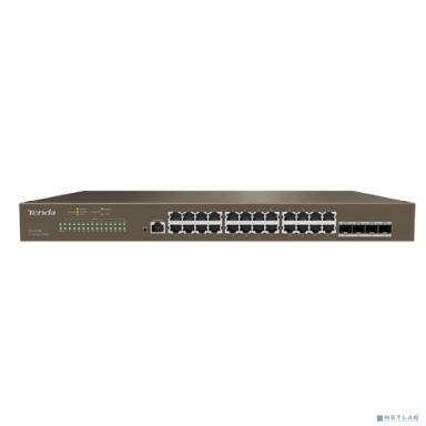 TENDA TEG5328F Коммутатор L3 управляемый в стойку 24-Ports 10/100/1000Base-T +  4-Ports 1000 Base-X SFP