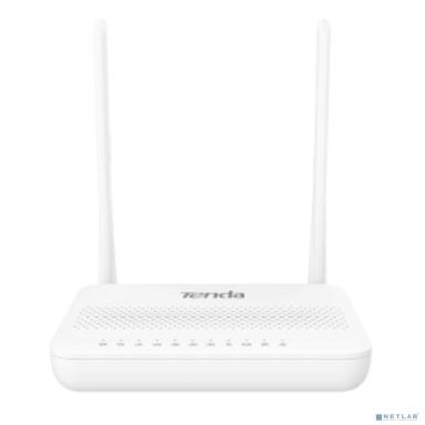 TENDA HG6 Оптический сетевой терминал N300 Wi-Fi GPON 1*SC/APC GPON Port, 1*1000Mbps RJ45 LAN Port, 3*100Mbps RJ45 LAN Ports, 1*USB Port, 1*VoIP Port