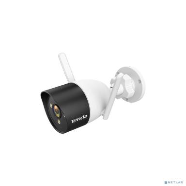 TENDA K4W-3TC Комплект видеонаблюдения ( 4-канальный Wi-Fi видеорегистратор 2K + 4 Уличные цилиндрические Wi-Fi видеокамеры, 4 mm, IP66)