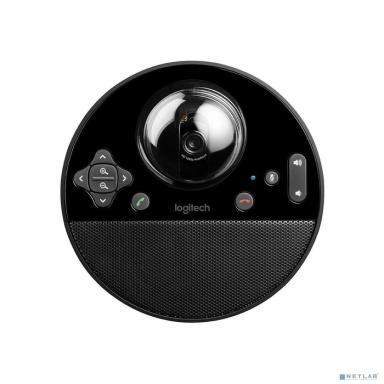 Камера Web Logitech Conference Cam ВСС950 черный 3Mpix (1920x1080) USB2.0 с микрофоном (960-001005)