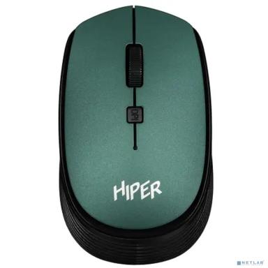 Мышь HIPER беспроводная HOMW-084 {1600dpi, зеленый, USB, 4кнп}