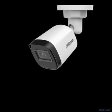 DAHUA DH-HAC-B1A21P-U-0280B Уличная цилиндрическая HDCVI-видеокамера 2Мп, 1/2.7” CMOS, объектив 2.8мм, ИК-подсветка до 30м, IP67, корпус: металл, пластик