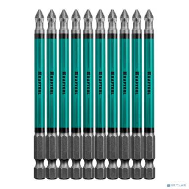 Набор бит Kraftool 26124-2-100-10,  универсальное,  шестигранный (1/4HEX - E),  10шт