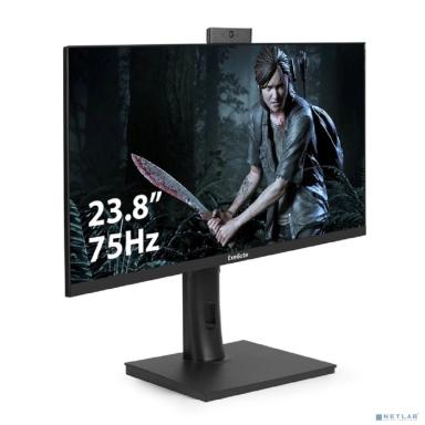 LCD ExeGate 23.8" EV2407TA {IPS 1920x1080 75Hz 5ms 250cd D-Sub HDMI DisplayPort USB Speakers WebCam} [EX297247RUS]