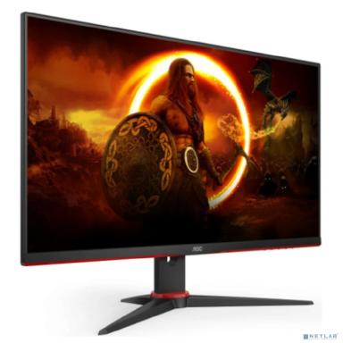 Монитор AOC 23.8&quot; 24G2SAE/BK Black-Red (VA, 1920x1080, HDMI+HDMI+DP, 1 ms, 178°/178°, 350 cd/m, 3000:1, 165Hz, MM) (199919)